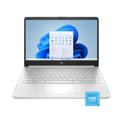 Refurbished HP 14-Inch Laptop Intel N150 4GB RAM 128GB UFS Windows Silver