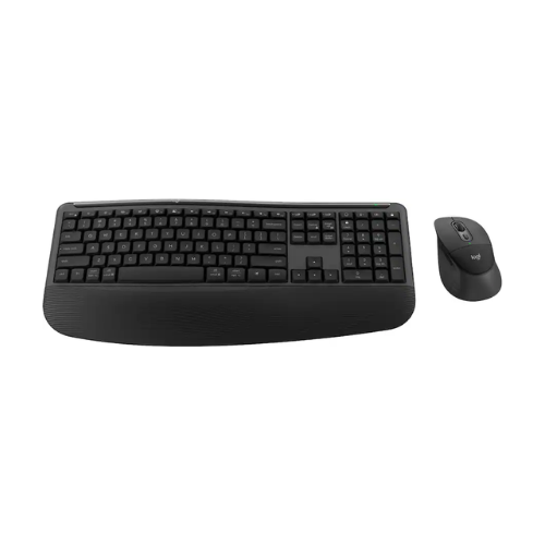 Refurbished Logitech Signature Comfort Plus MK880 Wireless Keyboard and Mouse Combo Black