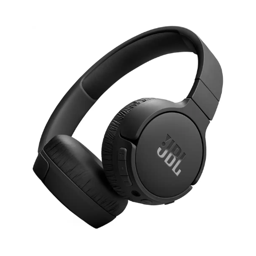 Refurbished JBL Tune 670NC Wireless On-Ear Headphones with Adaptive Noise Cancelling Black